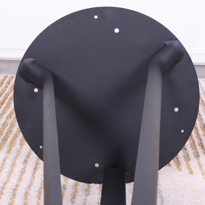 Modern Minimalist Round Iron Steel MDF Bar Table For Dining Room