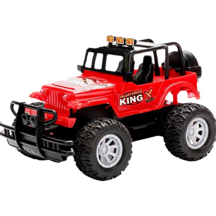 Ljustorget Radiostyrd jeep med strålkastare och grova däck
