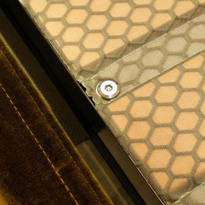 Velvet Sustainable Solid Wood Bed Frame - Vintage Cottage Olive Green Tufted Design